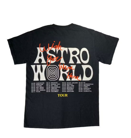 Travis Scott Astroworld Tour “Wish You Were Here” Tee