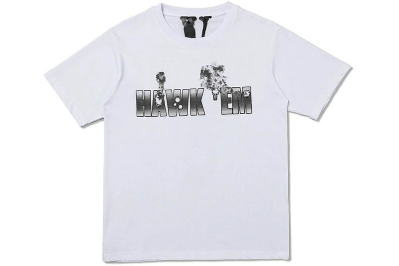 Pop Smoke x Vlone Hawk Em' T-shirt