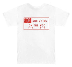 Pop Smoke x Vlone Stop Snitching T-shirt