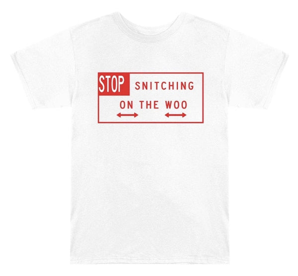 Pop Smoke x Vlone Stop Snitching T-shirt