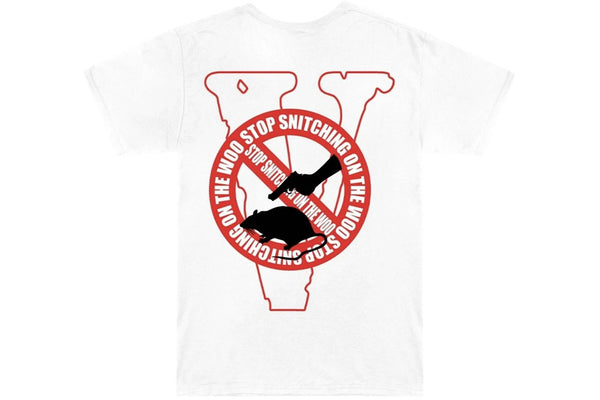 Pop Smoke x Vlone Stop Snitching T-shirt