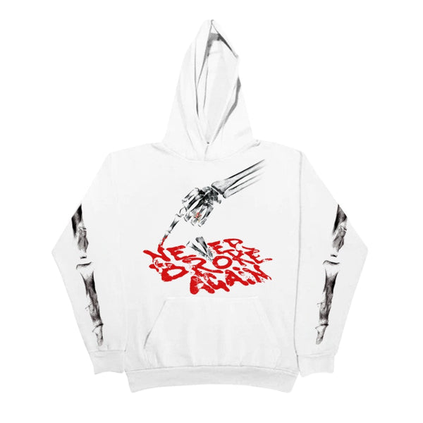 Vlone x Never Broke Again Bones Hoodie